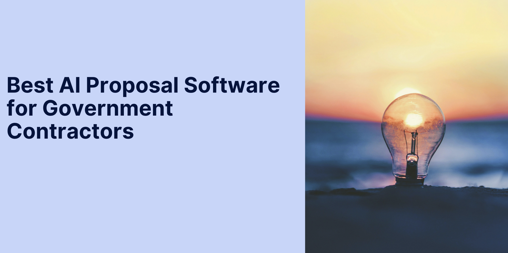 Best AI Proposal Software for Government Contractors